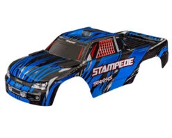 Traxxas Stampede® 1/10 2WD Pre-Painted Monster Truck Body (Blue) -Traxxas Shop tra3620a blue