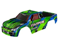 Traxxas Stampede® 1/10 2WD Pre-Painted Monster Truck Body (Blue) -Traxxas Shop tra3620a grn