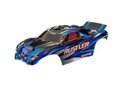 Traxxas Rustler® BL-2s™ 1/10 Pre-Painted Body (Orange) -Traxxas Shop tra3721 blue 1