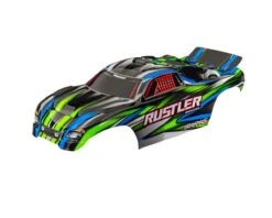 Traxxas Rustler® BL-2s™ 1/10 Pre-Painted Body (Orange) -Traxxas Shop tra3721 grn 1