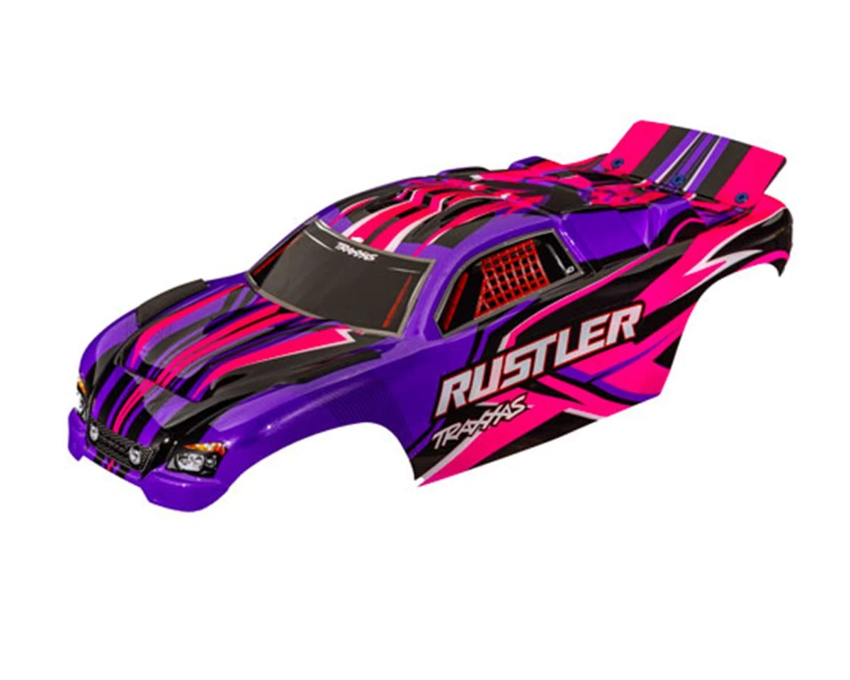 Traxxas Rustler® 2WD 1/10 Pre-Painted Body (Green) 4 Traxxas Rustler® 2WD 1/10 Pre-Painted Body (Green) - Image 2