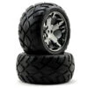Traxxas Anaconda Rear Tires W/All-Star Wheels (2) (Black Chrome) (Standard) -Traxxas Shop tra3773a