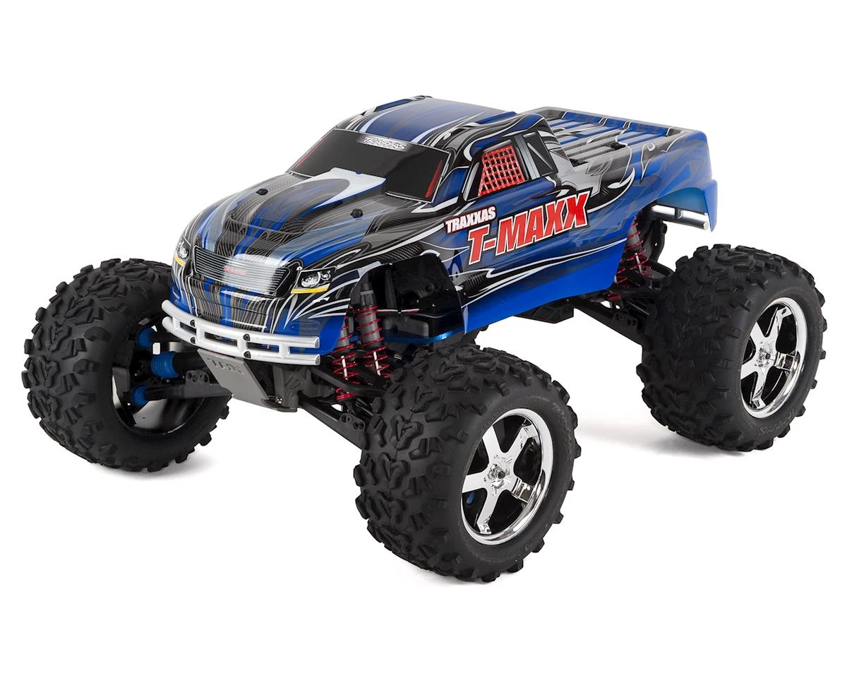 Traxxas T-Maxx 3.3 4WD RTR Nitro Monster Truck (Blue) W/TQi, TSM, Telemetry, Battery & DC Charger 4 Traxxas T-Maxx 3.3 4WD RTR Nitro Monster Truck (Blue) W/TQi, TSM, Telemetry, Battery & DC Charger - Image 2