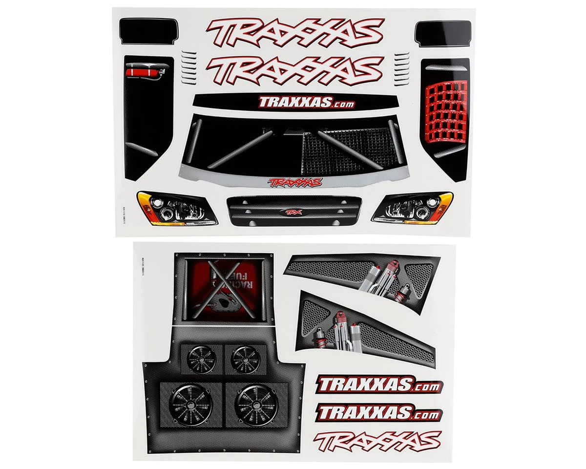 Traxxas Slash Decal Sheet 3 Traxxas Slash Decal Sheet
