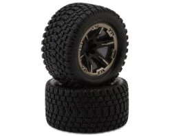 Traxxas Gravix 2.8" Pre-Mounted Monster Truck Tires W/RXT Wheels (Black) (2) W/12mm Hex