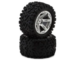 Traxxas Talon EXT 2.8" Pre-Mounted Tires W/RXT Wheels (2) (Black) W/12mm (2wd Electric Rear)