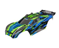 Traxxas Rustler® 4x4 VXL 1/10 Pre-Painted Body (Red) W/Clipless Mounting -Traxxas Shop tra6785 grn 1