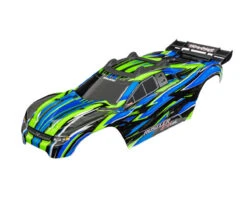 Traxxas Rustler® 4x4 VXL 1/10 Pre-Painted Body (Orange W/Clipless Mounting -Traxxas Shop tra6785 grn