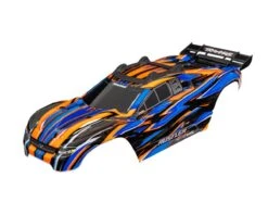 Traxxas Rustler® 4x4 VXL 1/10 Pre-Painted Body (Orange W/Clipless Mounting -Traxxas Shop tra6785 orng