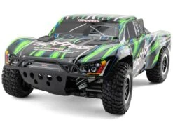 Traxxas Slash VXL 1/10 RTR 4x4 Brushless Short Course Truck (Blue) W/TQi™ 2.4GHz Radio & TSM® -Traxxas Shop tra68386 4 grn