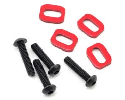 Traxxas X-Maxx/XRT Aluminum Motor Mount Washers (Red) (4) -Traxxas Shop tra7759r