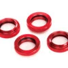 Traxxas X-Maxx/XRT Aluminum GTX Threaded Collar (Red) (4) -Traxxas Shop tra7767r