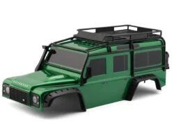 Traxxas TRX-4™ Land Rover® Defender® Pre-Painted Complete Body Set (Green) W/Grille & Clipless Mounting