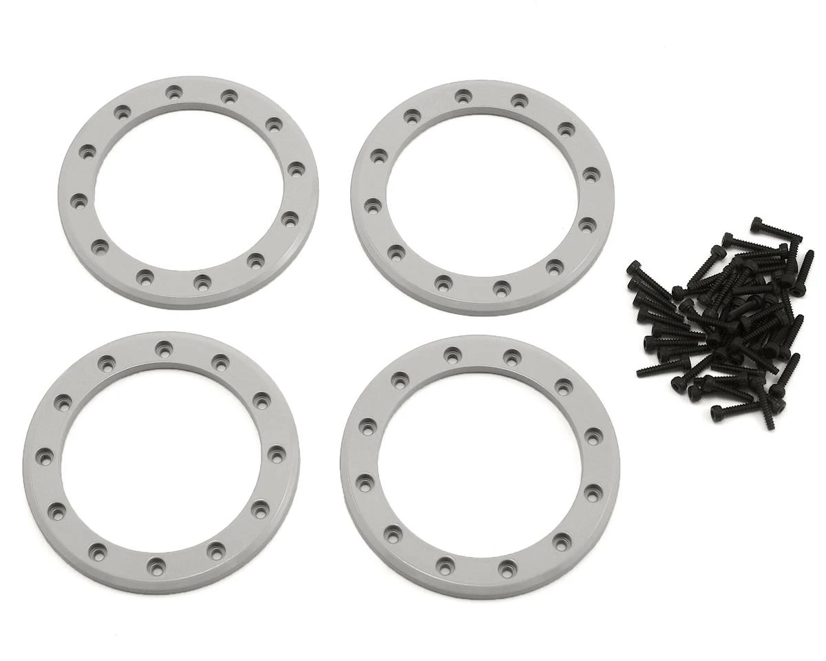 Traxxas Aluminum 2.2" Beadlock Rings (Satin) (4) 3 Traxxas Aluminum 2.2" Beadlock Rings (Satin) (4)