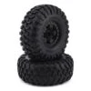 Traxxas TRX-4 Pre-Mounted Canyon Trail 2.2" Crawler Tires (Black) (2) W/Sport Wheels & 12mm Hex