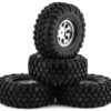 Traxxas TRX-4 Pre-Mounted Canyon Trail 1.9" Crawler Tires W/8-hole Mag Wheels (Chrome) (4) -Traxxas Shop tra8183x