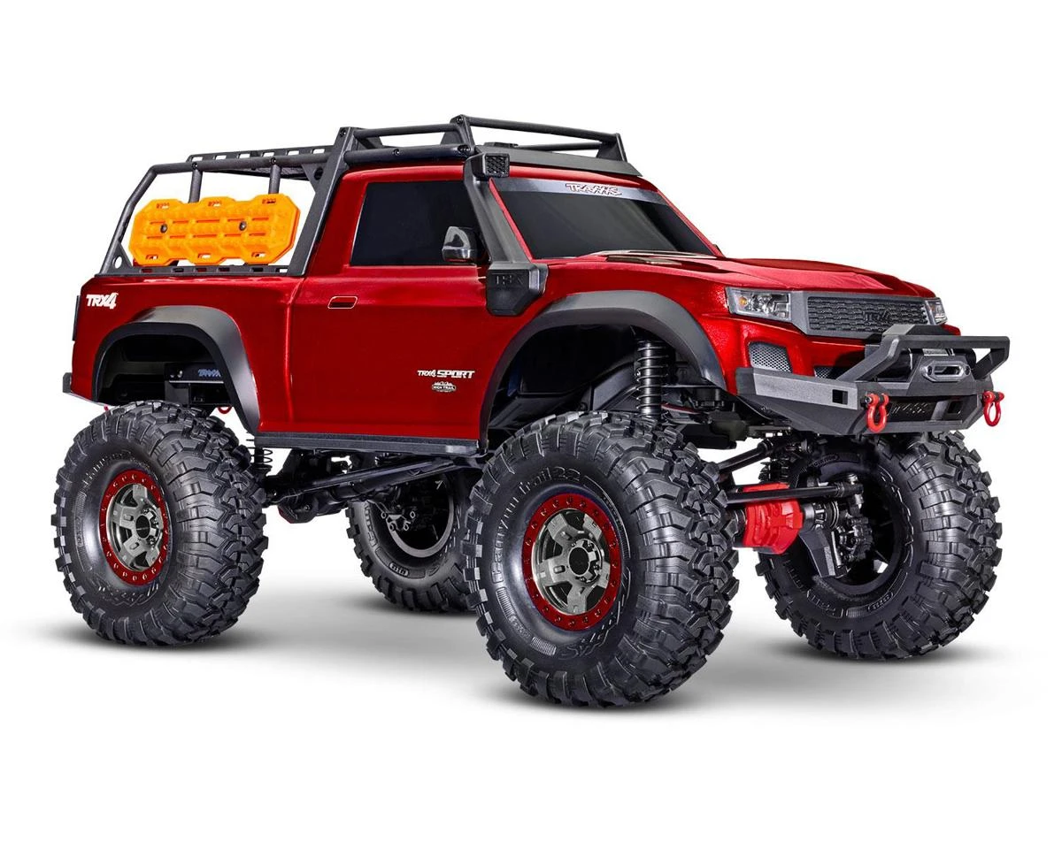 Traxxas TRX-4 Sport High Trail Edition 1/10 Scale Trail Rock Crawler (Red) W/TQ 2.4GHz Radio 3 Traxxas TRX-4 Sport High Trail Edition 1/10 Scale Trail Rock Crawler (Red) W/TQ 2.4GHz Radio