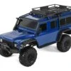 Traxxas TRX-4 1/10 Scale Trail Rock Crawler W/Land Rover Defender Body (Blue) W/XL-5 ESC & TQi 2.4GHz Radio