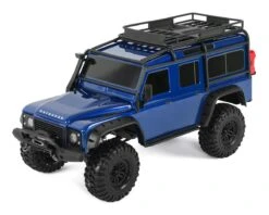 Traxxas TRX-4 1/10 Scale Trail Rock Crawler W/Land Rover Defender Body (Blue) W/XL-5 ESC & TQi 2.4GHz Radio