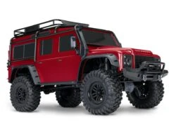 Traxxas TRX-4 1/10 Scale & Trail Rock Crawler W/Land Rover Defender Body (Red) W/XL-5 ESC & TQi 2.4GHz Radio -Traxxas Shop tra82256 4 red 3
