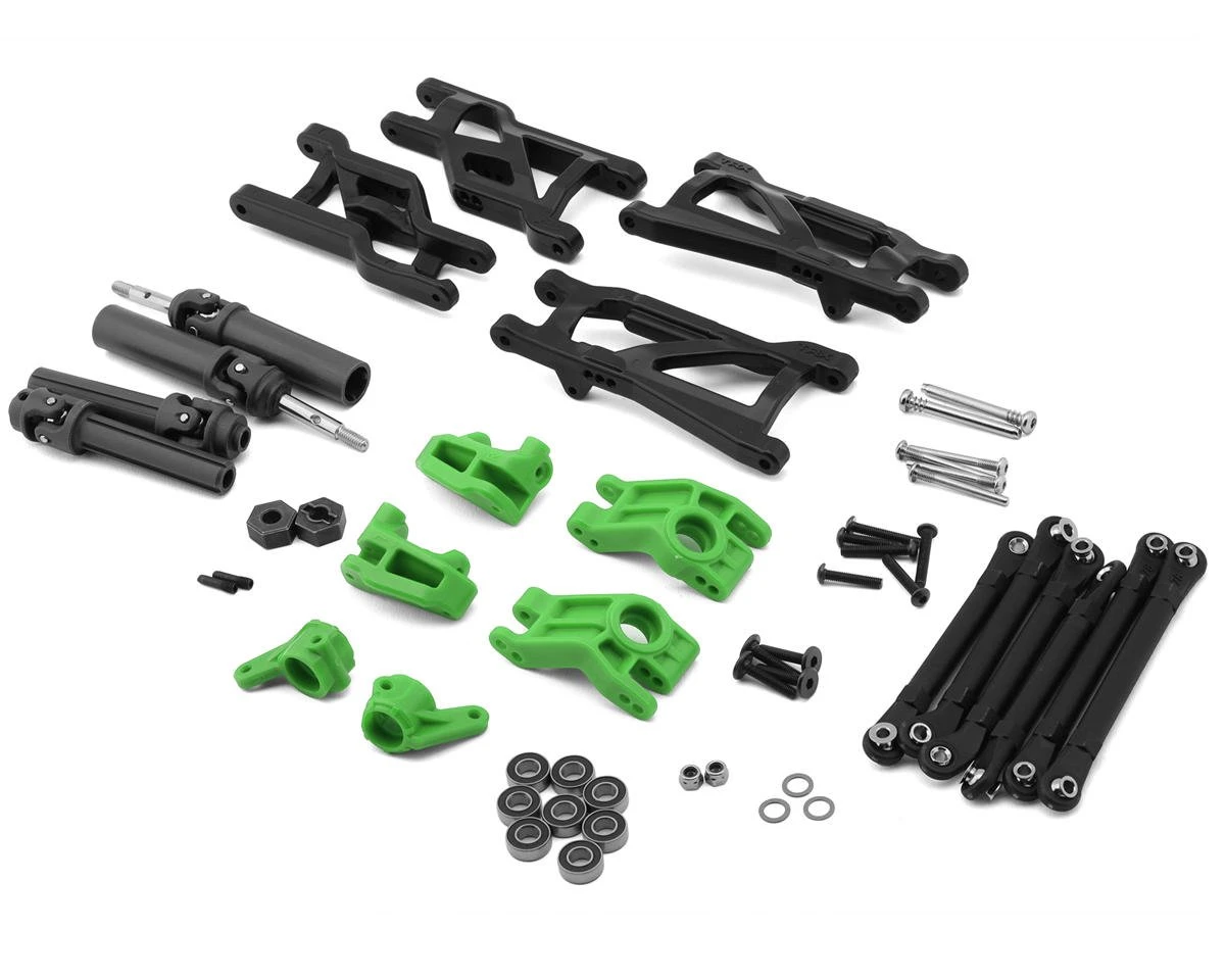 Traxxas Slash® 2WD Extreme Heavy Duty Driveline & Suspension Upgrade Kit (Green) 4 Traxxas Slash® 2WD Extreme Heavy Duty Driveline & Suspension Upgrade Kit (Green) - Image 2