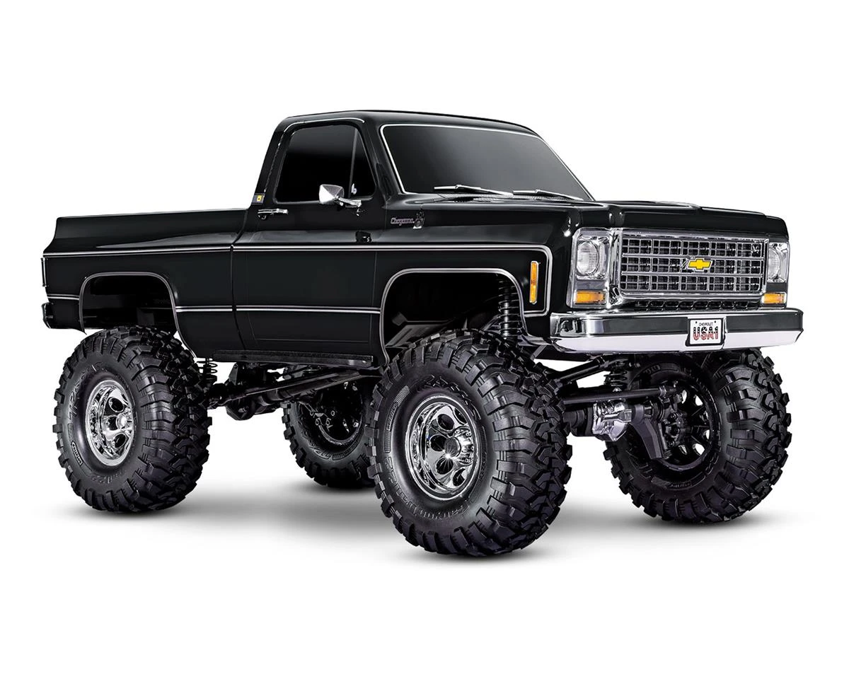 Traxxas TRX-4 1/10 High Trail Edition RC Crawler W/'79 Chevy K10 Truck Body (Black) &/TQi 2.4GHz Radio 5 Traxxas TRX-4 1/10 High Trail Edition RC Crawler W/'79 Chevy K10 Truck Body (Black) &/TQi 2.4GHz Radio - Image 3