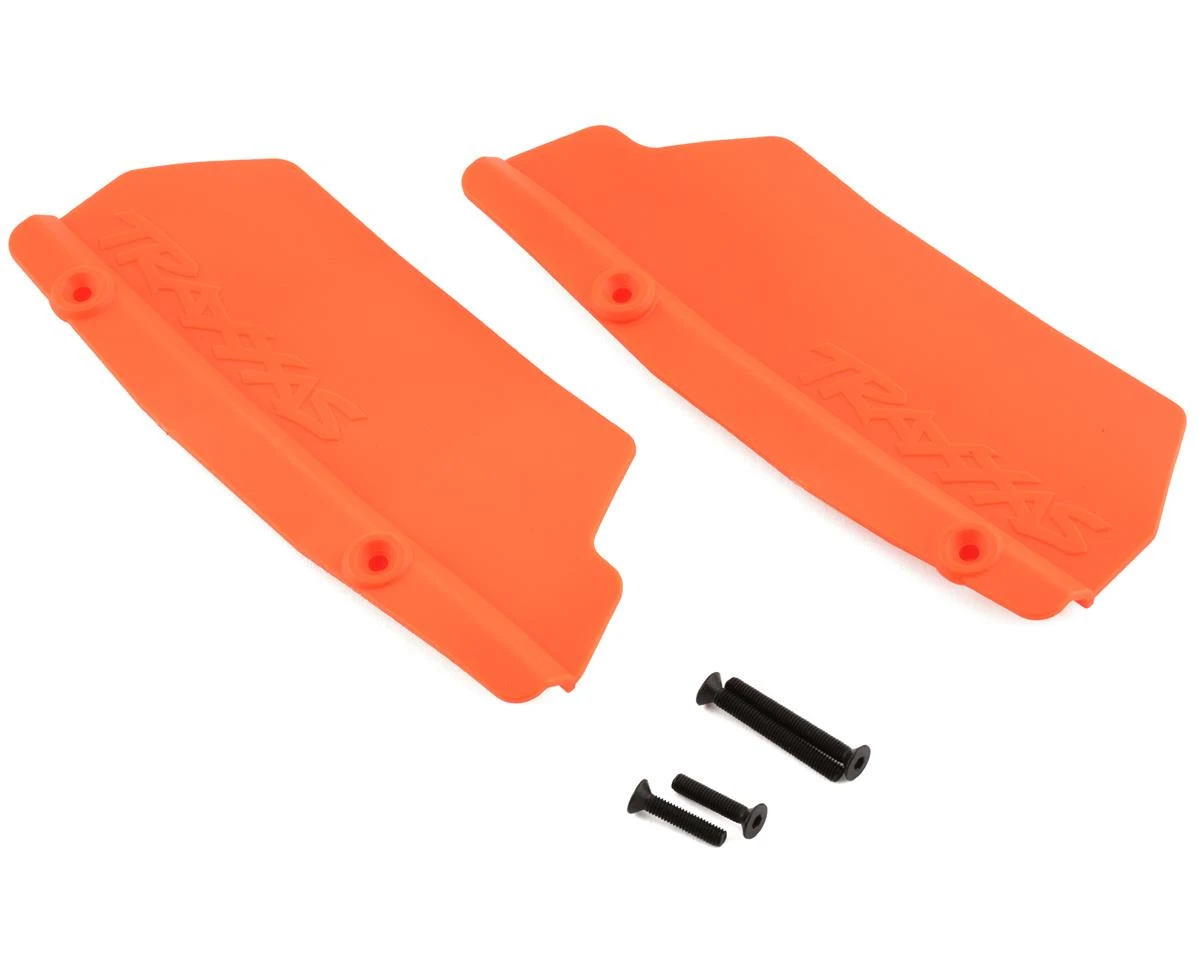 Traxxas Sledge Rear Mud Guards (Orange) 3 Traxxas Sledge Rear Mud Guards (Orange)