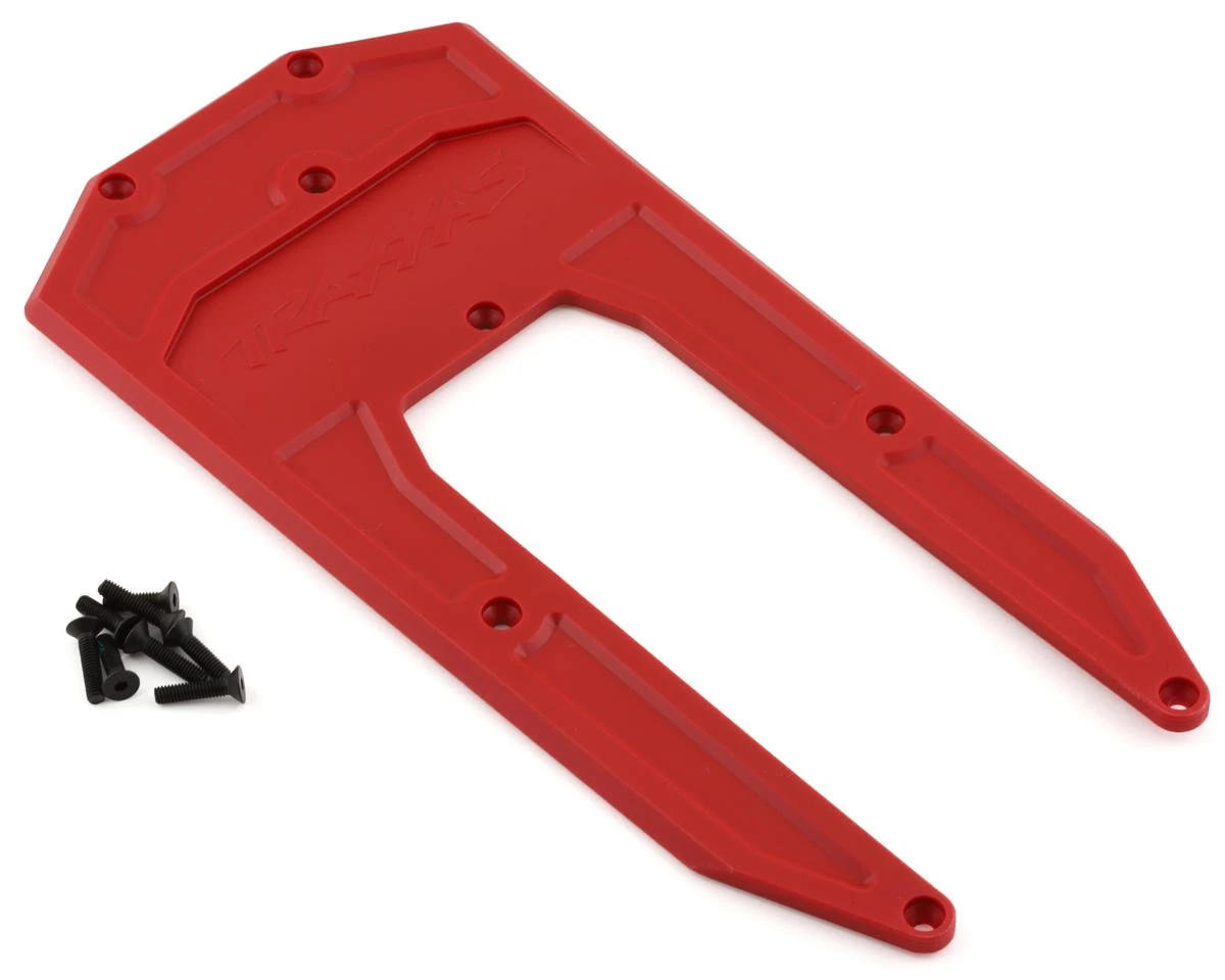 Traxxas Sledge Chassis Skidplate (Red) 4 Traxxas Sledge Chassis Skidplate (Red) - Image 2