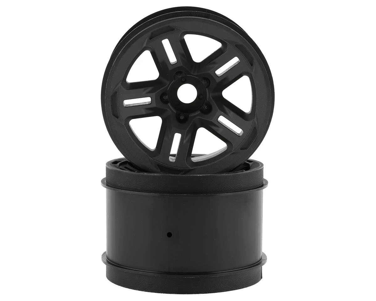 Traxxas Sledge 3.8" Wheels (Black) (2) W/17mm Splined Hex 3 Traxxas Sledge 3.8" Wheels (Black) (2) W/17mm Splined Hex