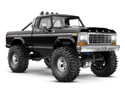Traxxas TRX-4M 1/18 High Trail Edition Micro Rock Crawler W/Ford F-150 Body (Black) & TQ 2.4GHz Radio
