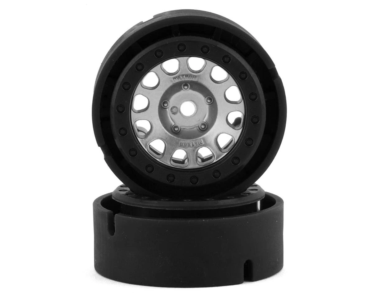 Traxxas 1.0" Micro Method Beadlock Rims (Black) (2) (TRX-4M) 4 Traxxas 1.0" Micro Method Beadlock Rims (Black) (2) (TRX-4M) - Image 2