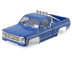 Traxxas TRX-4M 1/18 1979 Chevrolet K10 Truck Pre-Painted Body Set (Blue) -Traxxas Shop tra9811 blue 1