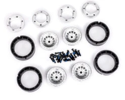 Traxxas 1.0” Aluminum Wheels (Black) (4)