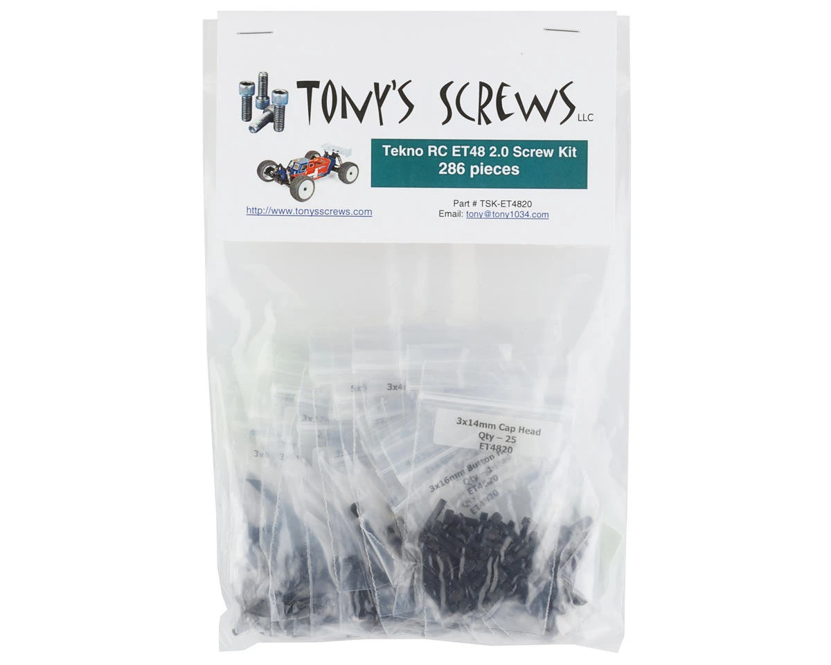 Tonys Screws Tekno RC ET48 2.0 Screw Kit 3 Tonys Screws Tekno RC ET48 2.0 Screw Kit