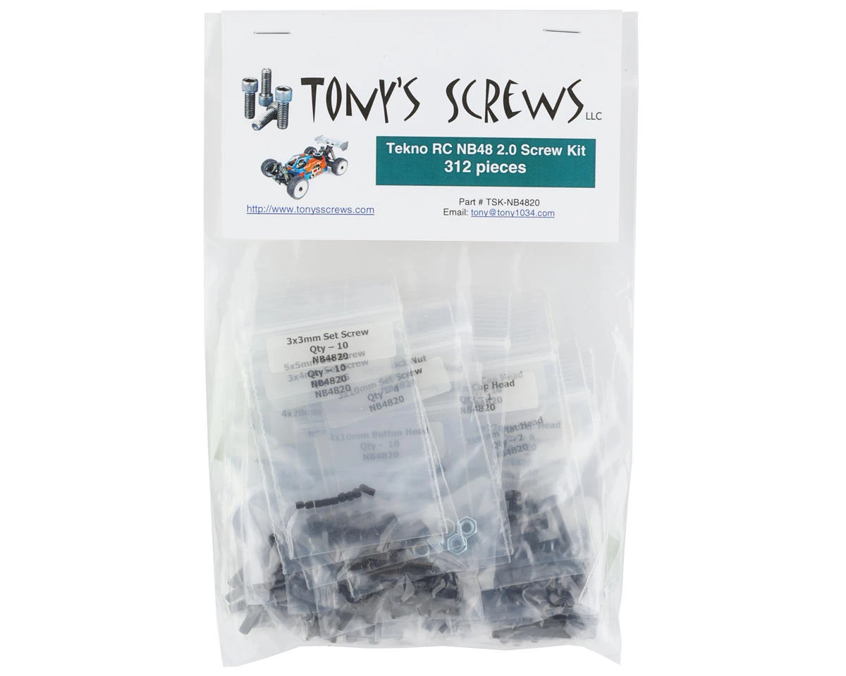 Tonys Screws Tekno RC NB48 2.0 Screw Kit 3 Tonys Screws Tekno RC NB48 2.0 Screw Kit