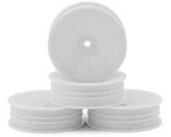 TZO Tires 2WD 2.2" Front Carpet Slim Wheels (White) (4)