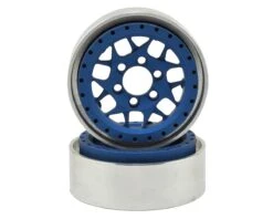 Vanquish Products KMC XD127 Bully 1.9" Beadlock Crawler Wheels (Red) (2) -Traxxas Shop vps07714