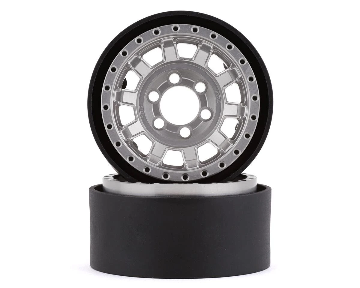 Vanquish Products KMC KM236 Tank 1.9" Beadlock Crawler Wheels (Grey) (2) 10 Vanquish Products KMC KM236 Tank 1.9" Beadlock Crawler Wheels (Grey) (2) - Image 8