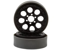 Vanquish Products KMC 2.2 KM237 Riot Beadlock Crawler Wheels (Grey) (2)