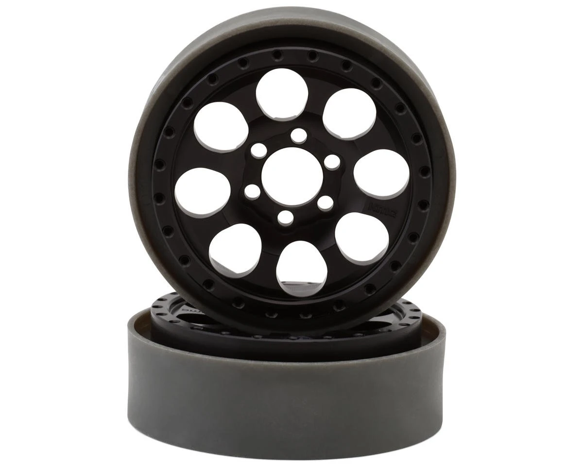 Vanquish Products KMC 2.2 KM237 Riot Beadlock Crawler Wheels (Grey) (2) 3 Vanquish Products KMC 2.2 KM237 Riot Beadlock Crawler Wheels (Grey) (2)