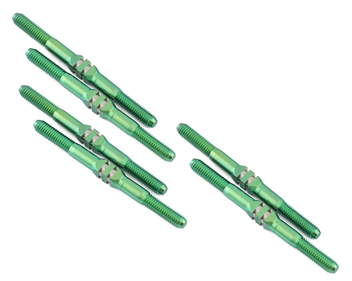 Whitz Racing Products HyperMax RC10B6.1/B6.1D 3.5mm Titanium Turnbuckle Kit (Green) 3 Whitz Racing Products HyperMax RC10B6.1/B6.1D 3.5mm Titanium Turnbuckle Kit (Green)