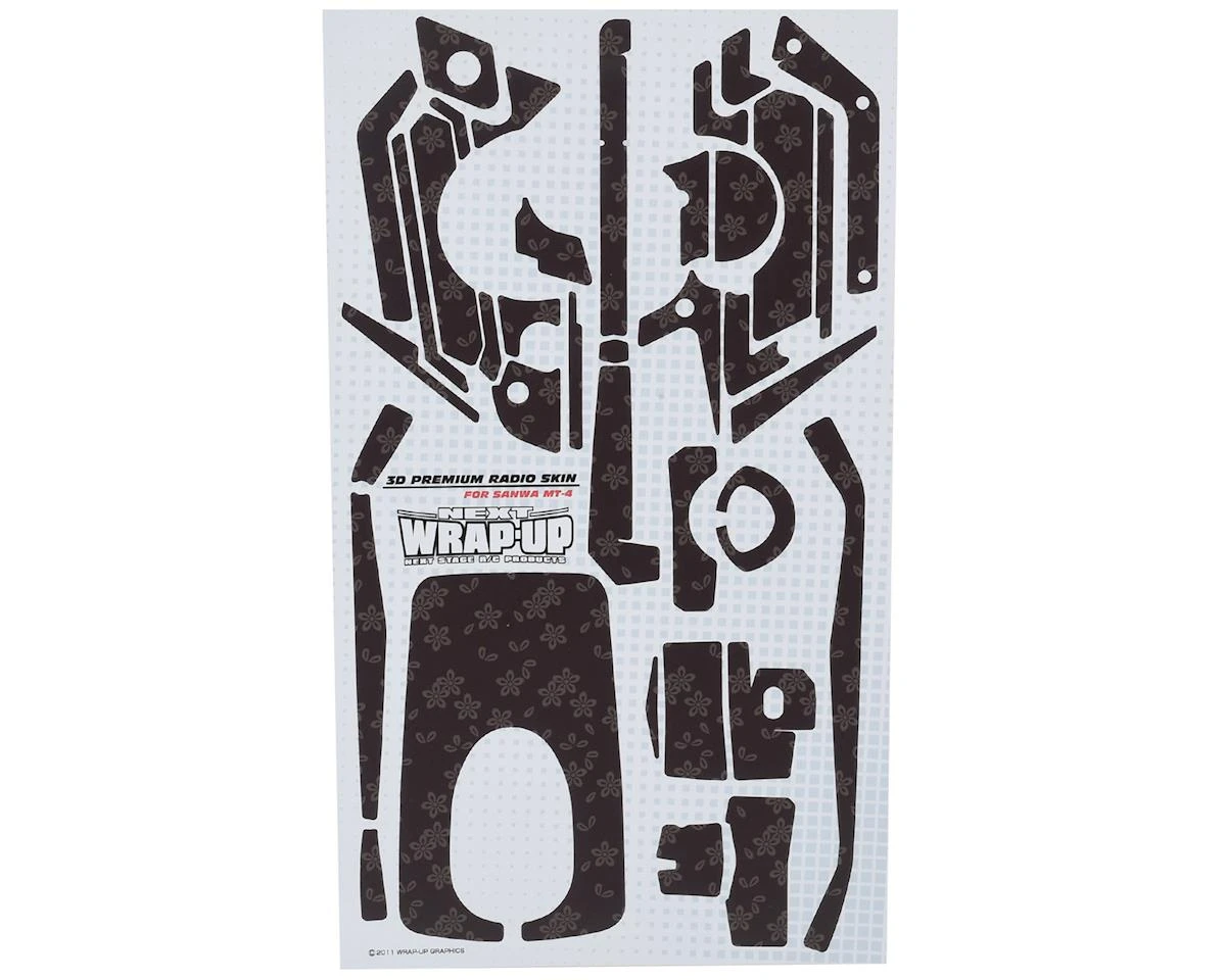 WRAP-UP NEXT REAL 3D "Carbon" Premium Transmitter Skin (Monogram) (Sanwa MT4) 4 WRAP-UP NEXT REAL 3D "Carbon" Premium Transmitter Skin (Monogram) (Sanwa MT4) - Image 2
