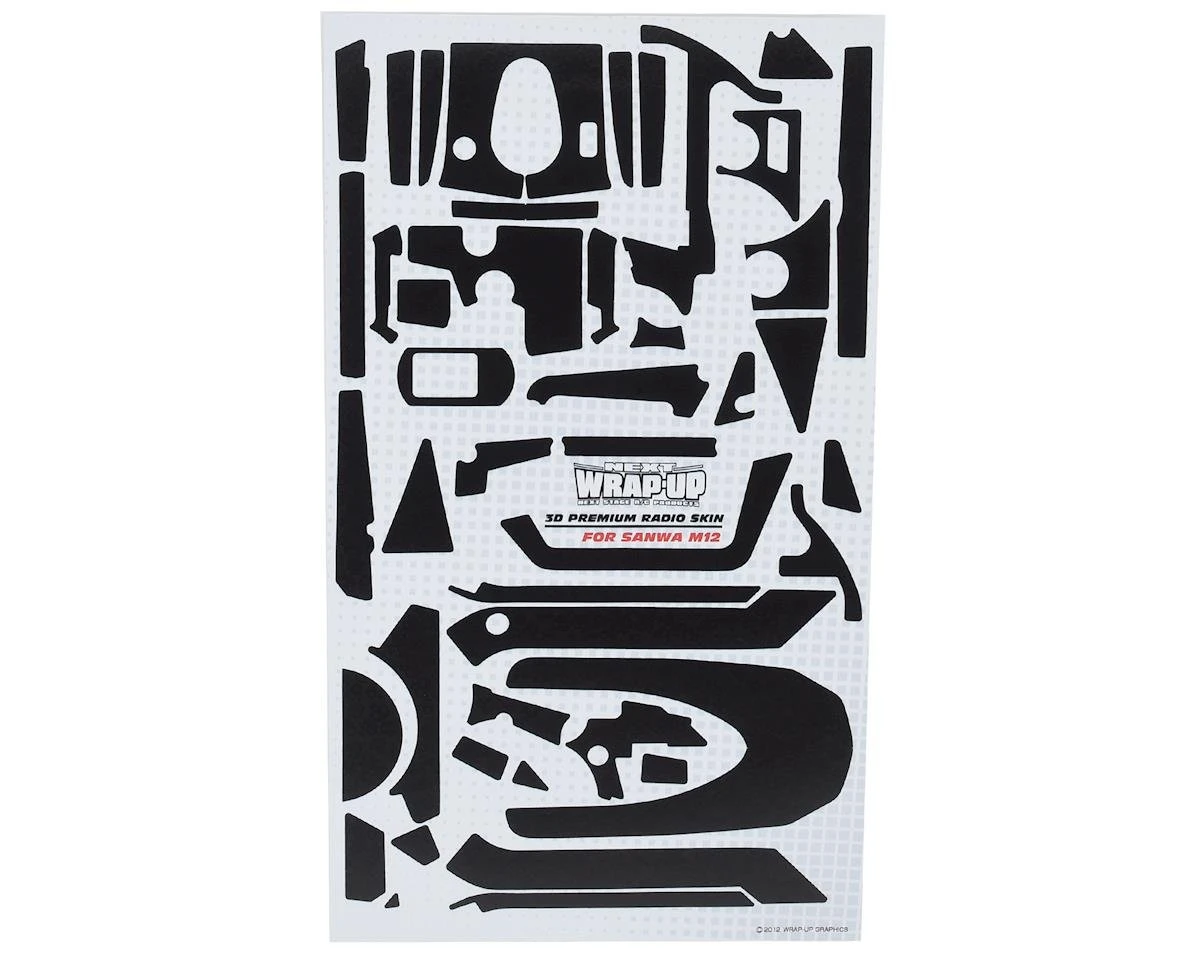 WRAP-UP NEXT REAL 3D "Crocodile" Premium Transmitter Skin (Black) (Sanwa M12) 8 WRAP-UP NEXT REAL 3D "Crocodile" Premium Transmitter Skin (Black) (Sanwa M12) - Image 6