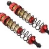 Yeah Racing Aluminum 100mm Big Bore Shocks For Traxxas Slash/Stampede/Bandit (Red) (2)