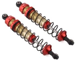 Yeah Racing Aluminum 100mm Big Bore Shocks For Traxxas Slash/Stampede/Bandit (Red) (2)