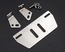 Yeah Racing Stainless Steel Front & Rear Skid Plate For Traxxas TRX-4