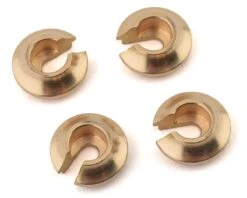 Yeah Racing Brass Spring Retainer For Traxxas V2 TRX-4 (Gold) (4) (5.5g)