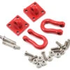 Yeah Racing 1/10 Crawler Scale Heavy Duty Shackle W/Mounting Bracket (Red) (2) -Traxxas Shop yea ya 0358