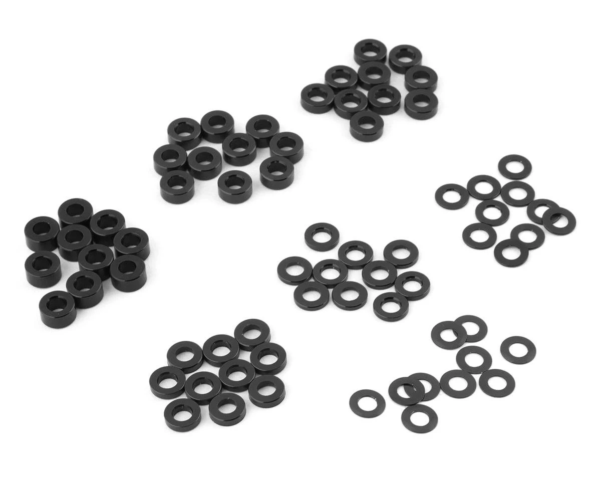 Yeah Racing 3x0.25/0.5/1.5/2/2.5/3mm Flat Washer Set (Blue) (70) 3 Yeah Racing 3x0.25/0.5/1.5/2/2.5/3mm Flat Washer Set (Blue) (70)