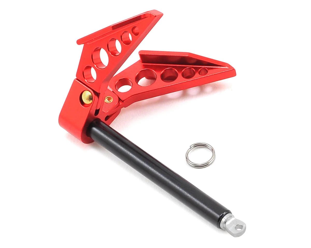 Yeah Racing Aluminum 1/10 Crawler Scale Accessory (Foldable Winch Anchor) (Red) (Miniature Scale Accessory) 3 Yeah Racing Aluminum 1/10 Crawler Scale Accessory (Foldable Winch Anchor) (Red) (Miniature Scale Accessory)